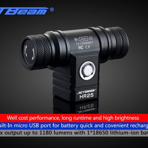 JETBeam HR25 Rechargeable LED Headlamp