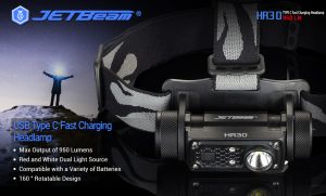 JETBeam HR30 Pro Rechargeable LED Headlamp