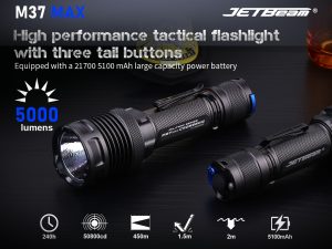 JETBeam M37 Max Tactical Flashlight