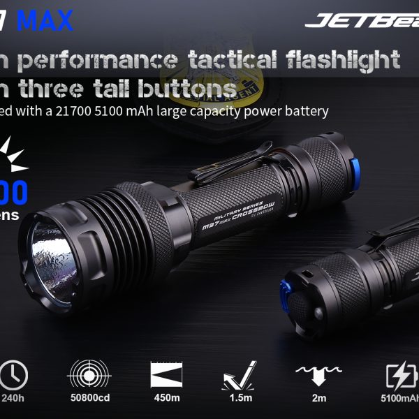 JETBeam M37 Max Tactical Flashlight