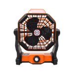 Camping Fan with LED Light, 5200mAh view 6