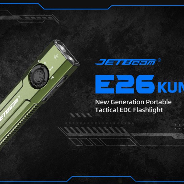 JETBeam E26 Dual-Light Tactical Flashlight